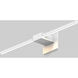 Z-Bar LED 24 inch Matte white Wall Sconce Wall Light, Center Mount